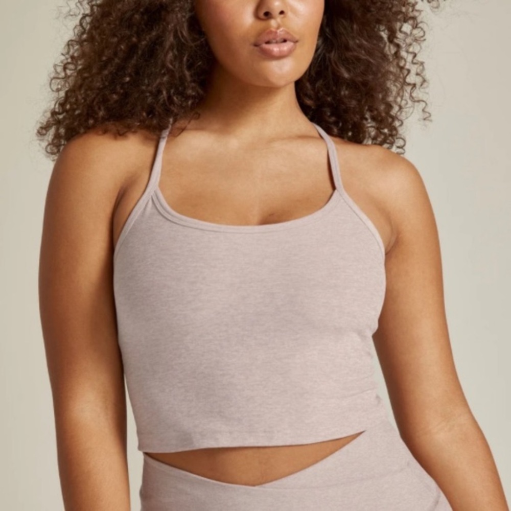 Spacedye Slim Racerback Cropped Tank